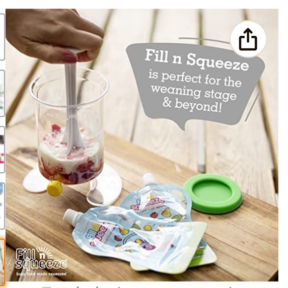 🆕 Fill n’ squeeze kit - to prepare pouch fruit for your kids - Picture 7 of 16